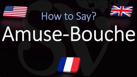 synonyme amuse bouche|how to pronounce amuse bouche.